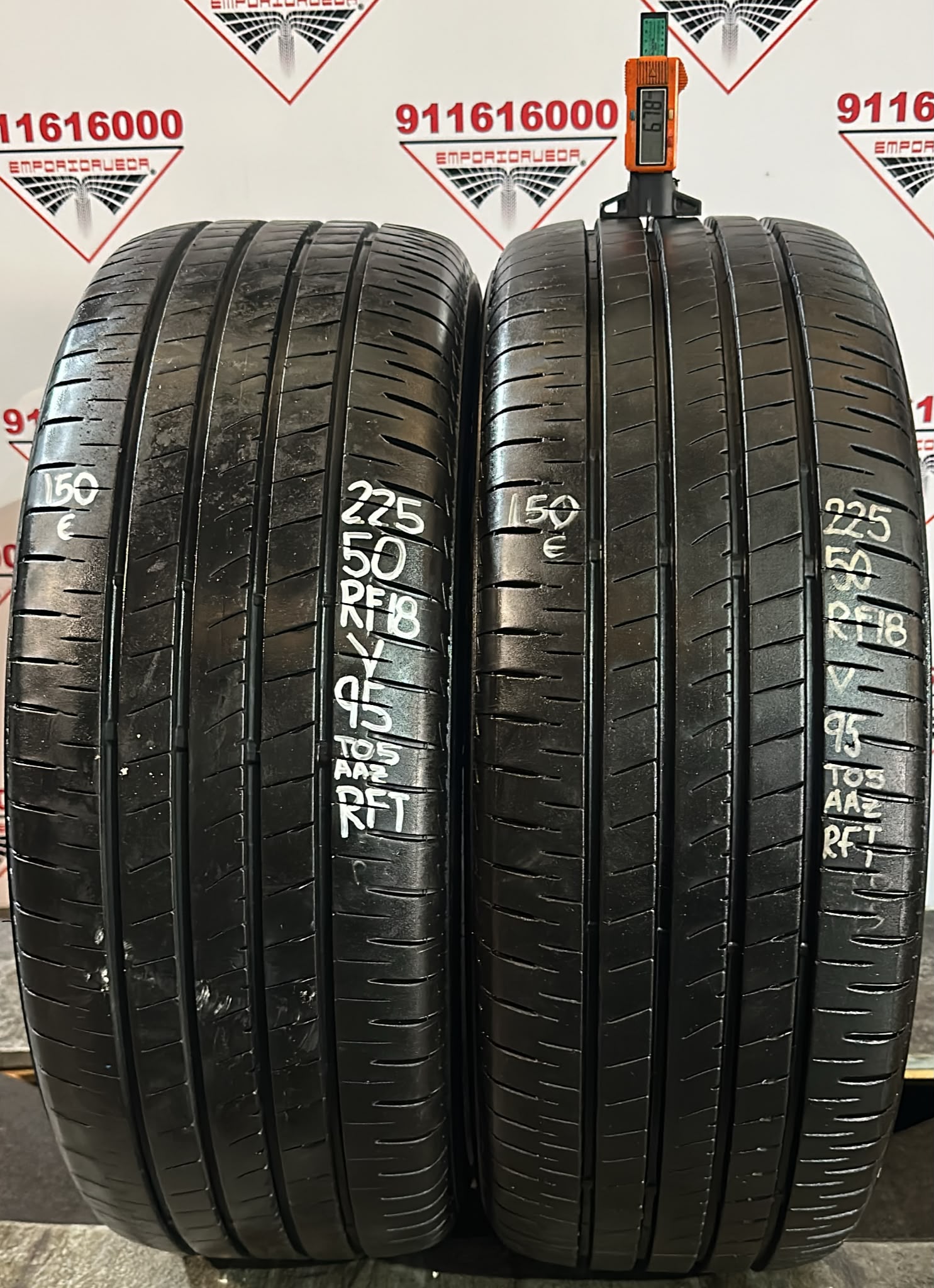 BRIDGESTONE TURANZA T002 USADO  225/50 R18 95 V